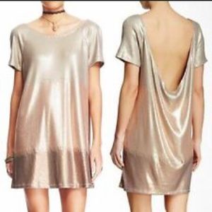 Free People: sequins backless NYE dress NWT